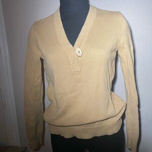 Lauren Ralph Lauren Women's Tan Long Sleeve Sweater